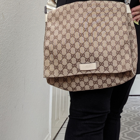 Gucci Handbags - Gucci Shoulder Bag Browns Canvas